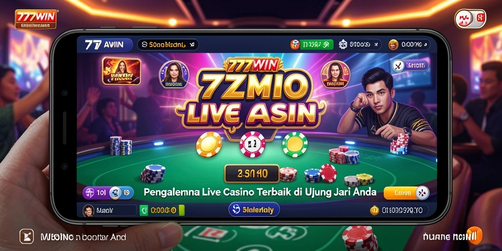Tampilan gameplay Live Casino yang menarik di 777WIN.