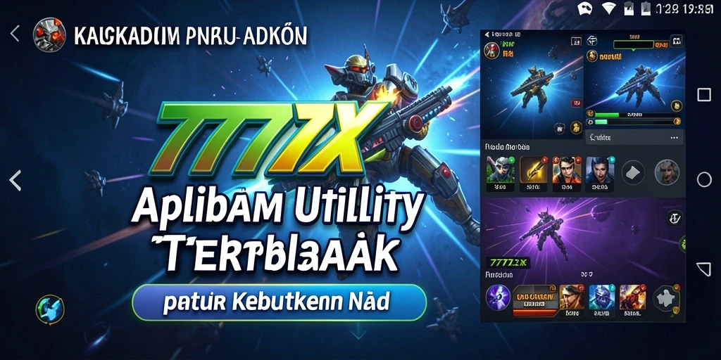 Tampilan antarmuka 777ZX yang modern dan fungsional.
