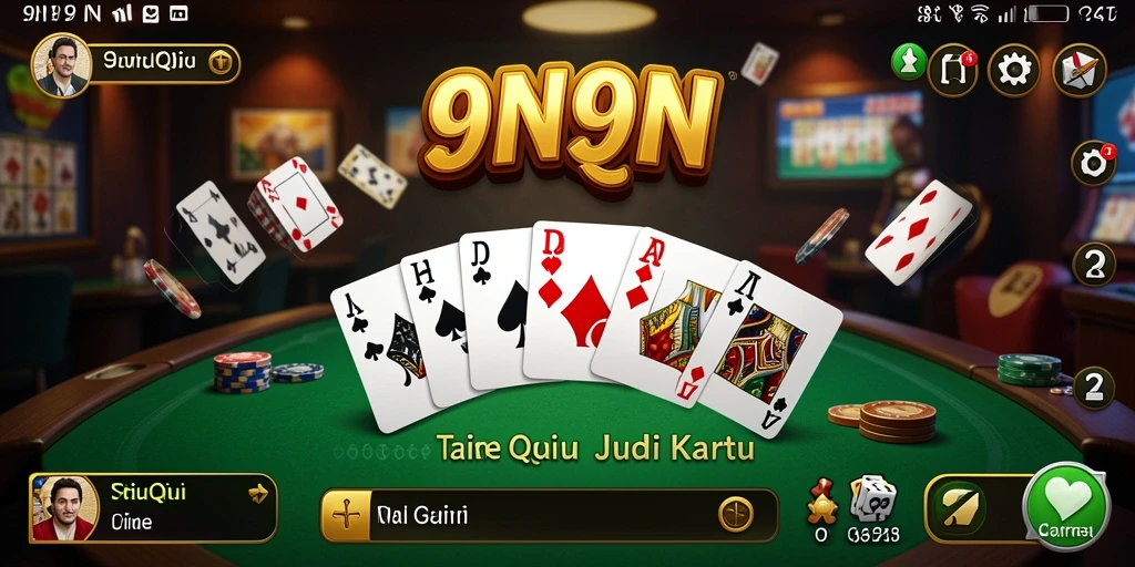 Tampilan gameplay QiuQiu yang seru dan menarik di 9N9N.