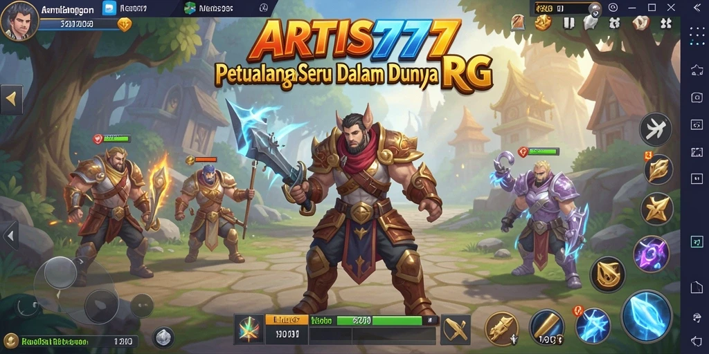 Tampilan gameplay seru dalam ARTIS777 dengan grafis memukau.