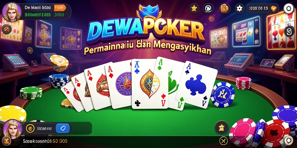 Tampilan gameplay menarik dari DEWAPOKER yang menunjukkan fitur Idle.