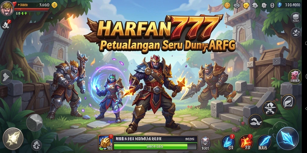 Screenshot HARAPAN777 menampilkan pertarungan seru dalam gameplay ARPG.