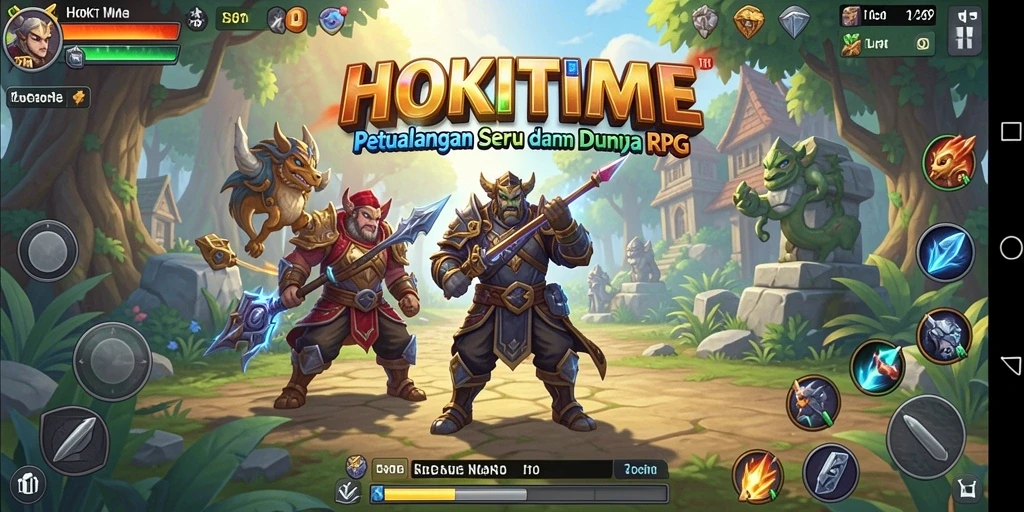 Gameplay HOKITIME yang menantang dalam dunia RPG.