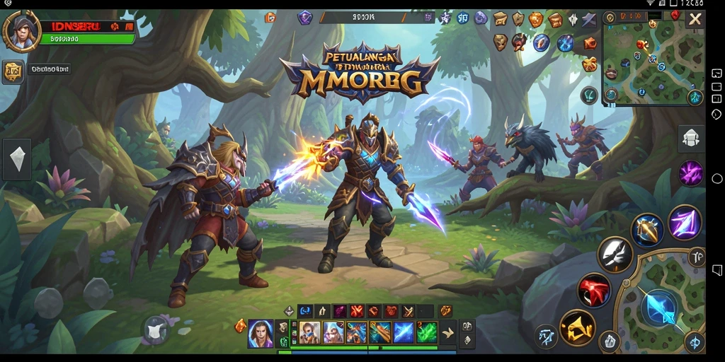 Gameplay menarik IDNSERU dengan petualangan seru di dunia MMORPG.