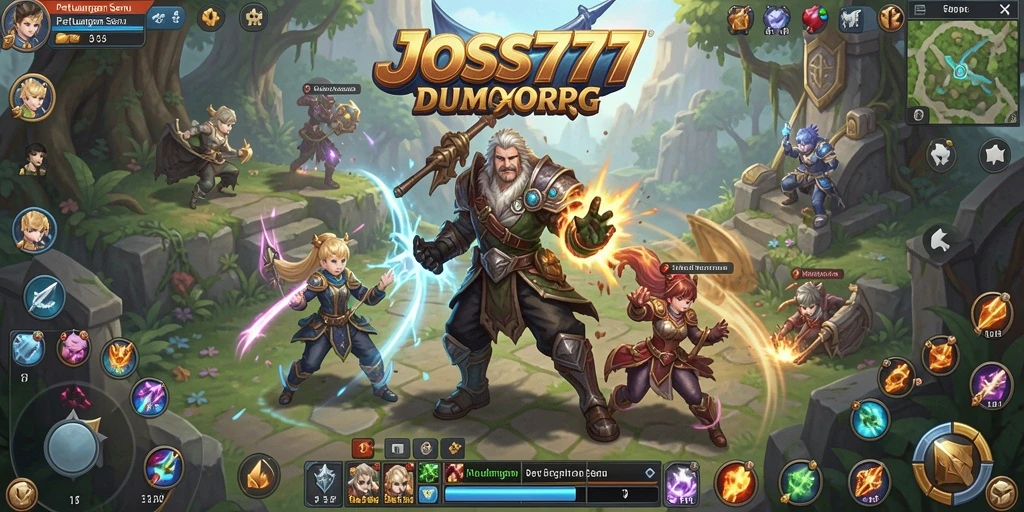 Tampilan gameplay JOSS777 yang seru dan interaktif dalam dunia MMORPG.