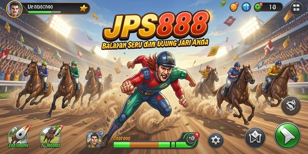 Gameplay seru JPS888 dengan balapan menegangkan dan grafis menawan.
