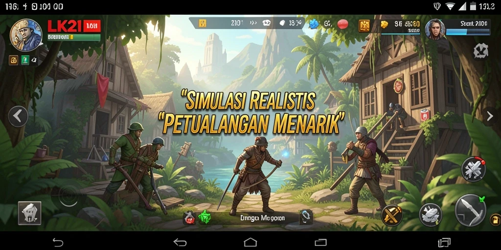 Screenshot LK21 menampilkan gameplay mendalam dengan grafis yang menakjubkan.