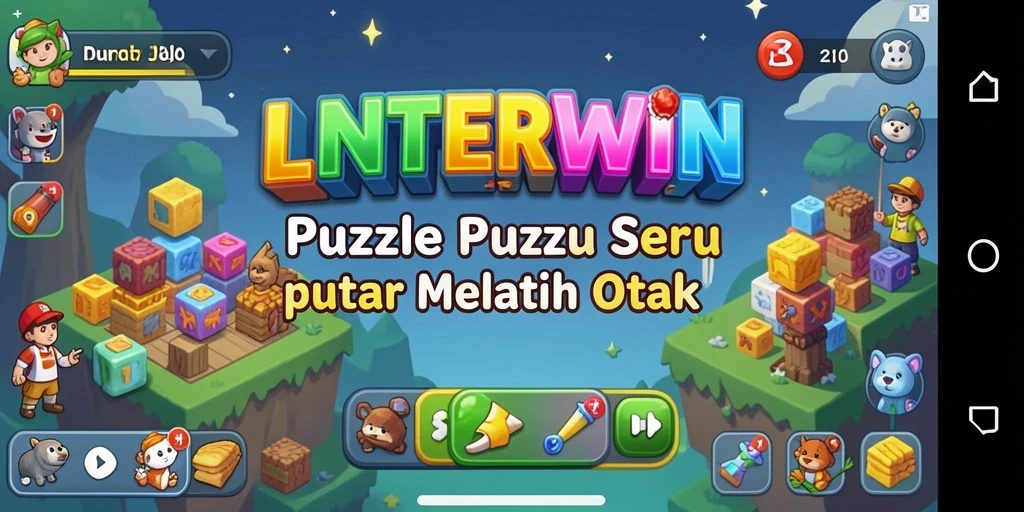 Gameplay seru LNTERWIN yang menantang dan mengasyikkan.