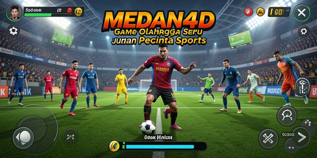 Tampilan gameplay MEDAN4D yang penuh aksi olahraga.