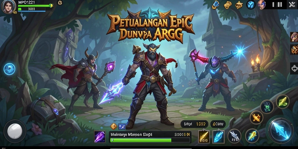 Tampilan aksi mendebarkan dari gameplay ARPG MPO1221.