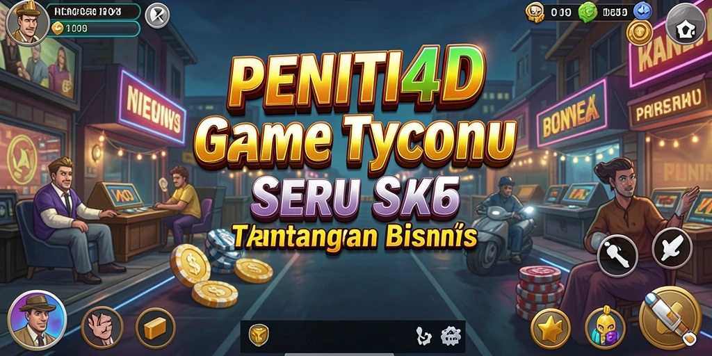 Tampilan gameplay Tycoon yang mendebarkan dan penuh strategi.