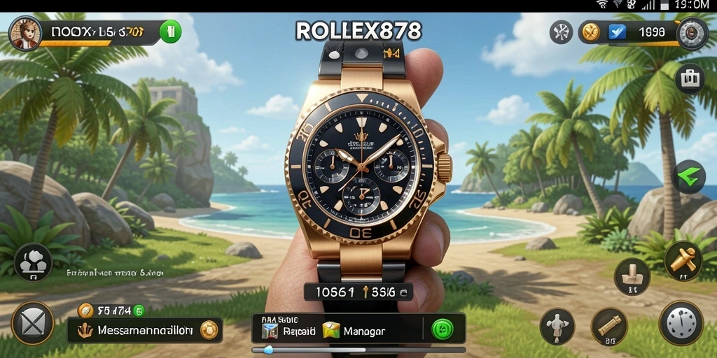 Tampilan gameplay menarik dari ROLEX878 dengan karakter unik.